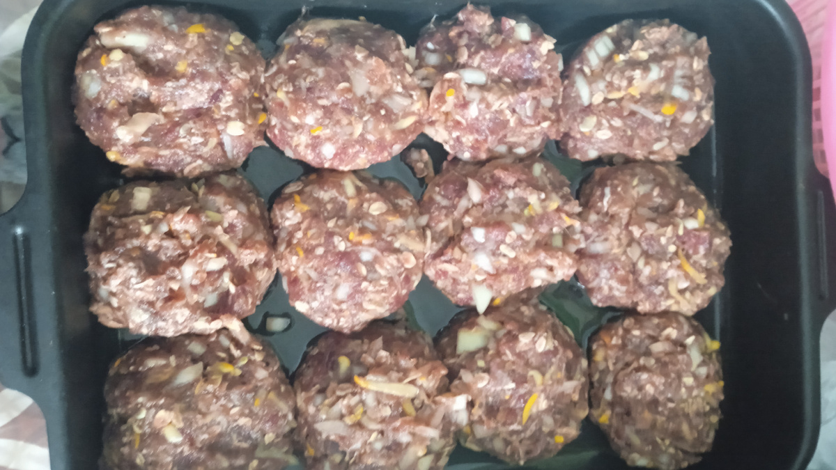 Вот такие котлетки ёжики.