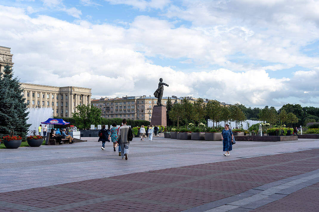 Сад-трансформер на Московской площади