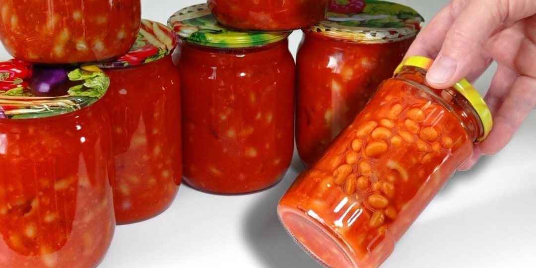 Научила всех подруг готовить фасоль на зиму. Банку съедаем в один присест