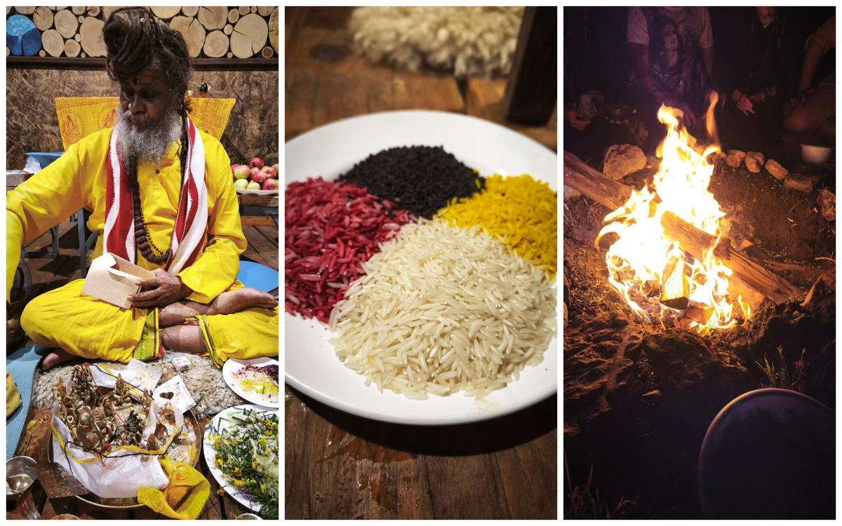 Шива пуджа и ягья.