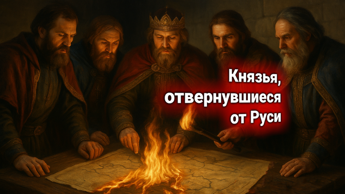 🗺 Карта предателей Руси: князья, которые обменяли честь на власть