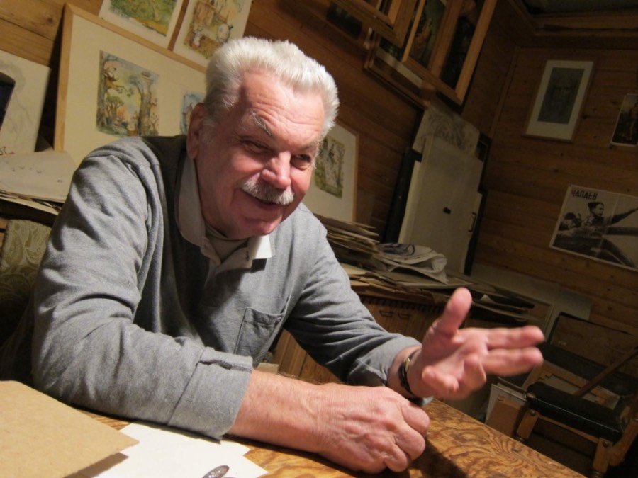 Анатолий Михайлович Елисеев. Народный художник РФ, советский и российский художник-график, иллюстратор и карикатурист, актёр.