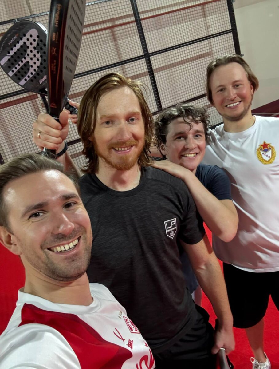 Даниил Маркович после игры в падел