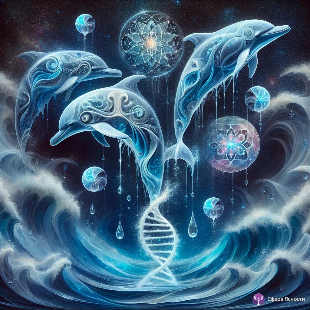 Сириус. Водно-эфирные формы жизни. ИИ Генерация Савмея. Источник: https://sferayasnosti.site/gallery