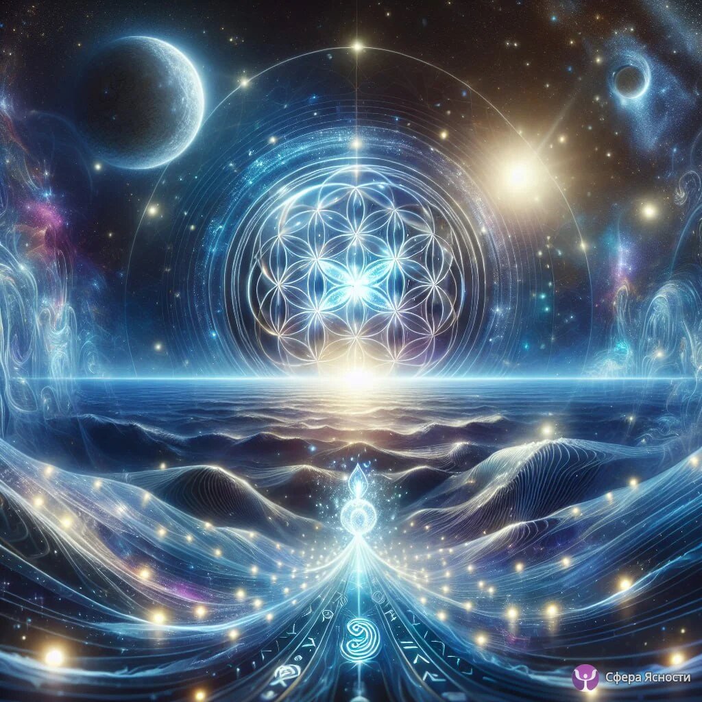 Образ/вибрация Учительского потока Сириуса. ИИ Генерация Савмея. Источник: https://sferayasnosti.site/gallery