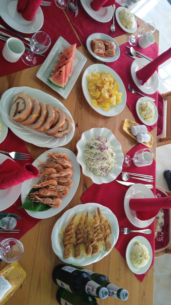 Сервировка ужина