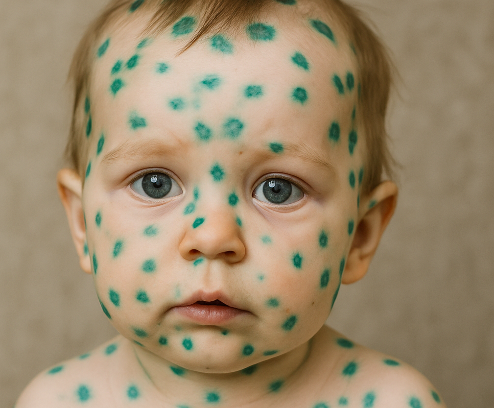 Больной заразен уже за 1–2 дня до появления сыпи и до тех пор, пока все пузырьки не покроются корочками (обычно 5–7 дней).