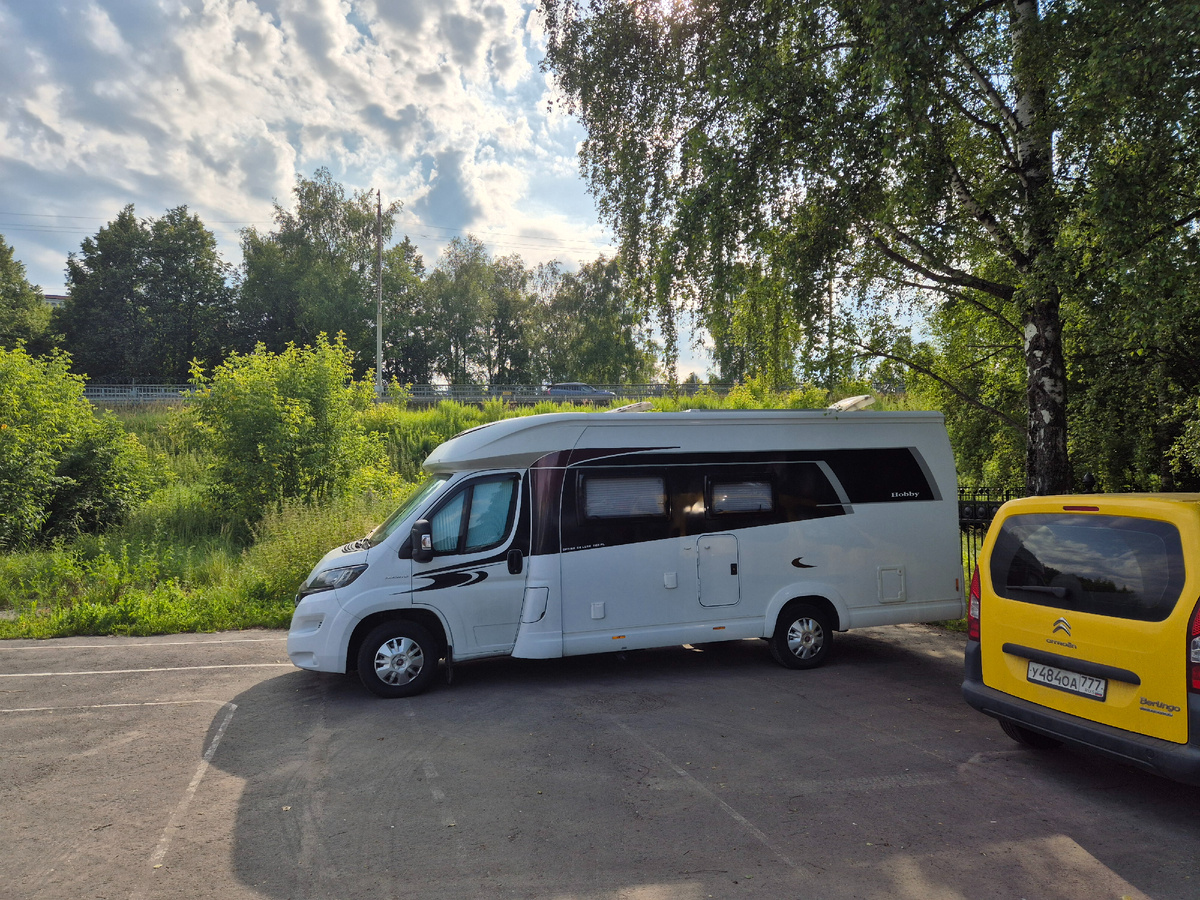 Первая парковка в этой поездке