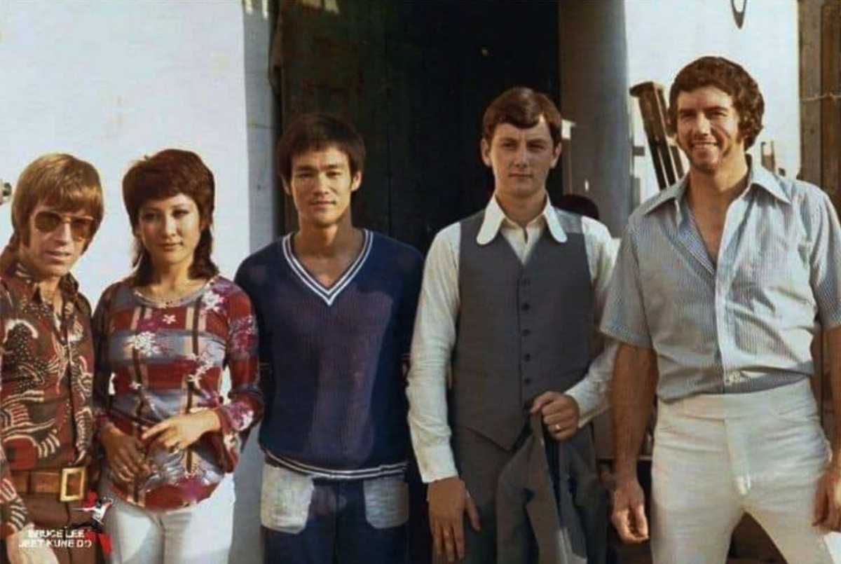 Архивное фото со съемок "Пути Дракона", 1972 год ⓒ Bruce Lee foundation
