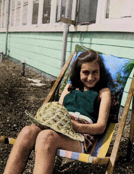 Анна Франк. Фото из открытого источника.