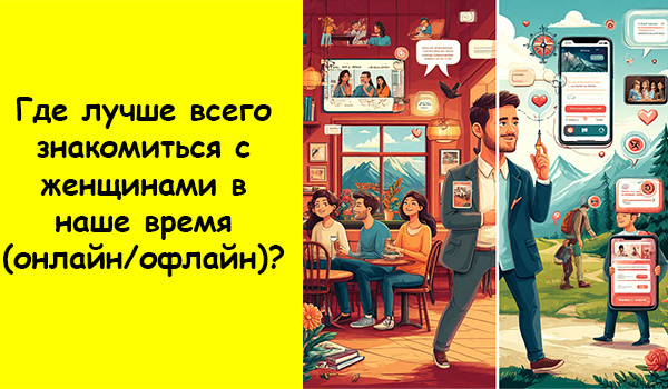 Где Знакомиться с Женщинами в Наше Время? Стратегия для Мужчин: Онлайн vs Офлайн + Психология Успеха