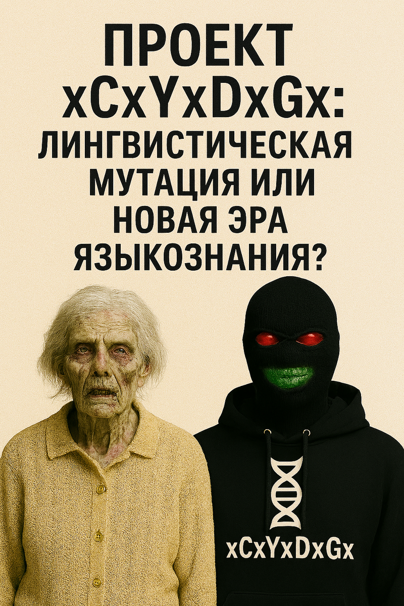 Официальный постер научной статьи о языке проекта xCxYxDxGx 