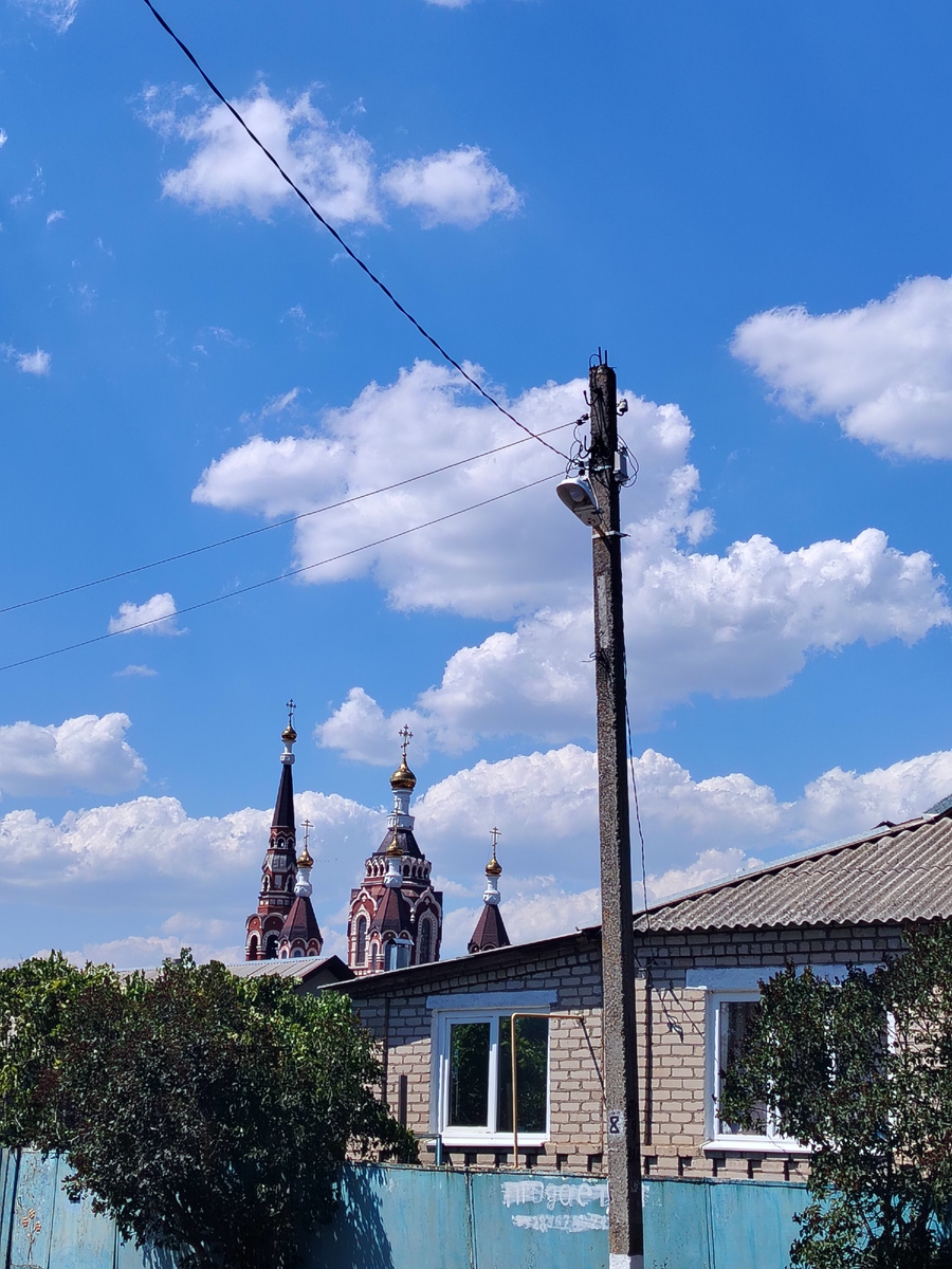 В станице храм виден отовсюду