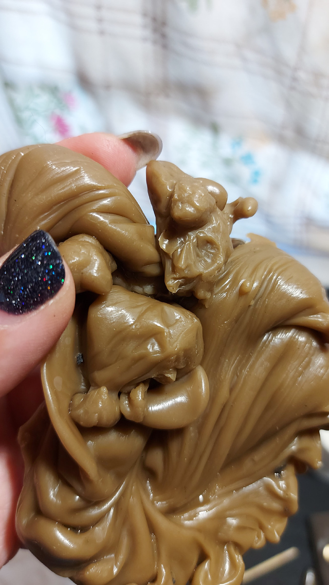 Диагностическая отливка с явными  черпами