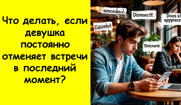 Что Делать, Если Девушка Постоянно Отменяет Встречи?