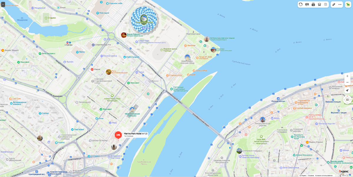 Скриншот Яндекс.карты