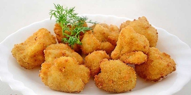 Запечённая цветная капуста в хрустящих сухариках 🌟🍃