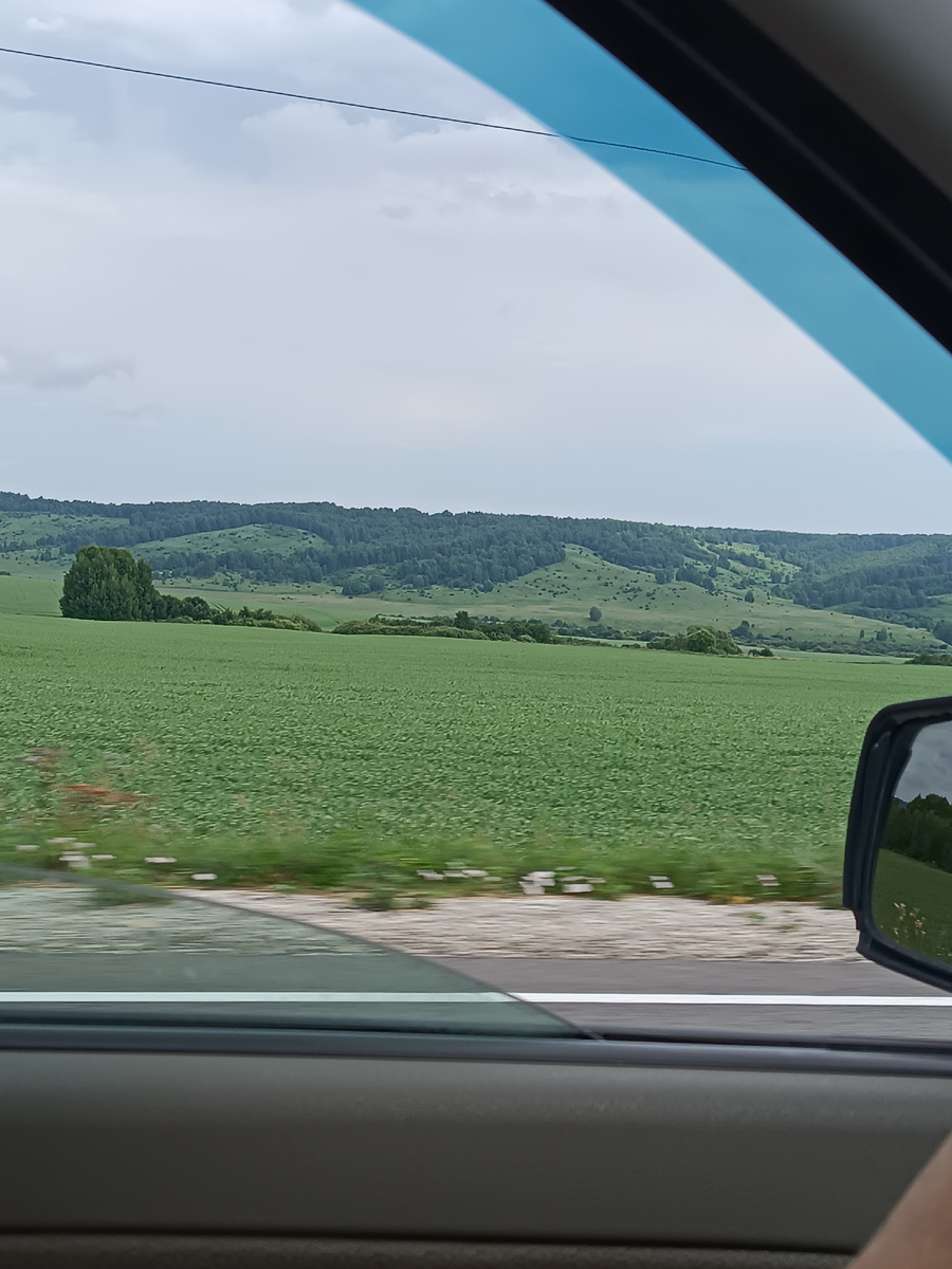 Виды из окна автомобиля ласкают взор