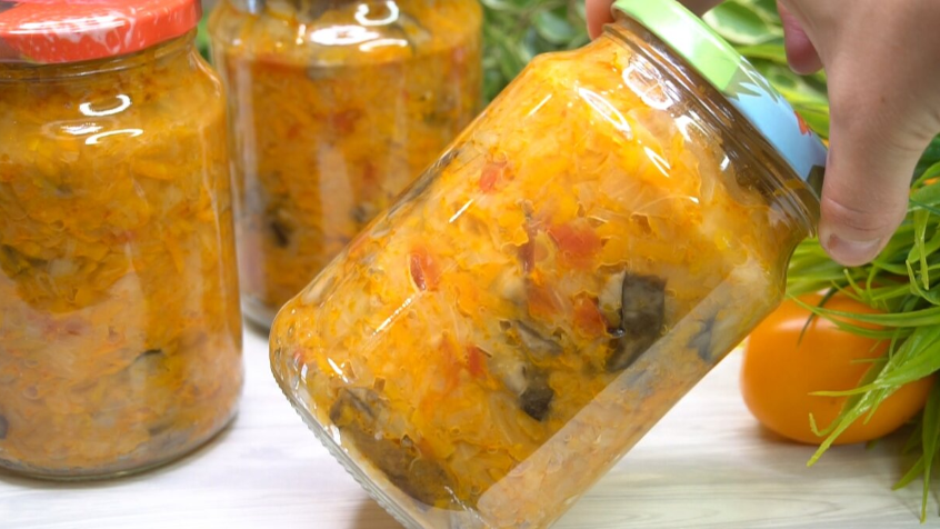 Солянка с грибами и капустой на зиму. Вкуснее этого рецепта ещё не встречала
