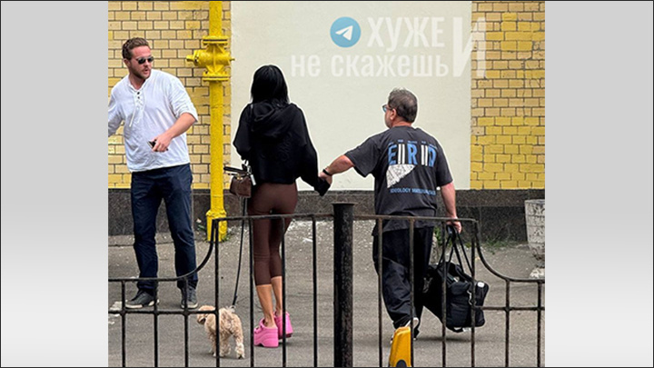    Как говорят, Цекало с женой вернулись в Россию, для того чтобы снять сериал "Джайв" о бальных танцах. Фото: ТГ-канал "Хуже и не скажешь"