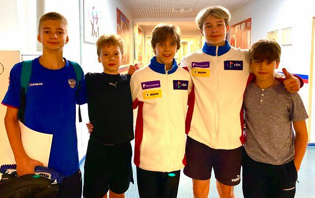 Роман Хамзин, Ильяс Халиуллин, Арсений Федотов, Герман Ленков, Артем Федотов - дружба !