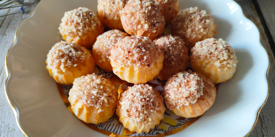 Сладкие профитроли "Орешек"