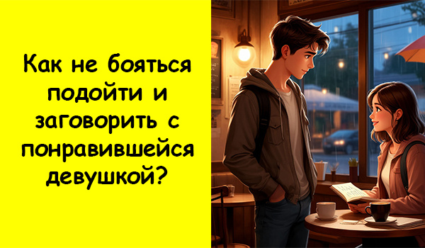 Как не бояться подойти и заговорить с понравившейся девушкой?