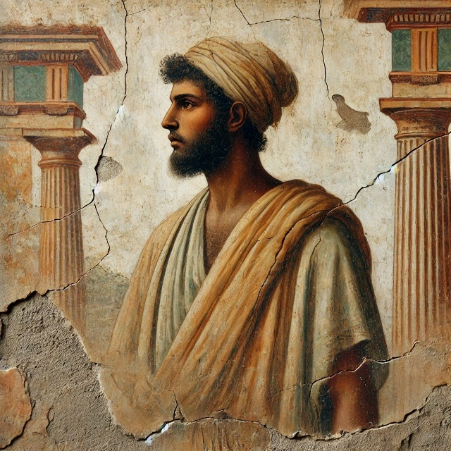 На иллюстрации - мигрант с востока в Древнем Риме по мнению DALL-E 5