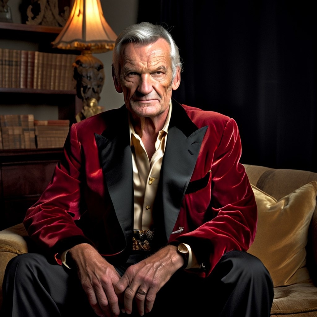 Хью Марстон Хефнер (9 апреля 1926, Чикаго — 27 сентября 2017, Лос-Анджелес) — американский издатель, основатель и шеф-редактор журнала «Playboy», а также основатель компании «Playboy Enterprises». Прозвище — Хеф