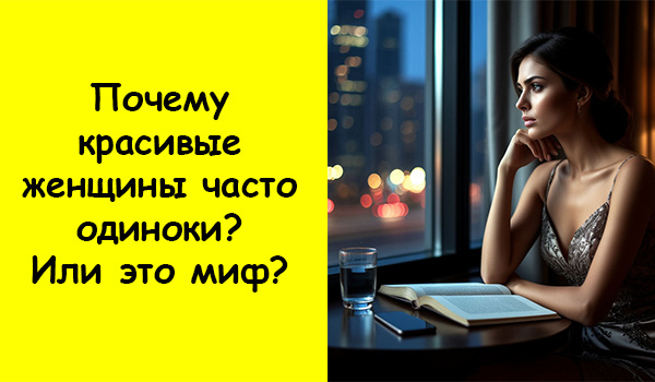 Почему красивые женщины часто одиноки