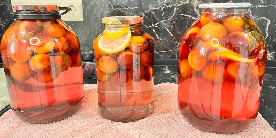 Компот из сливы на зиму