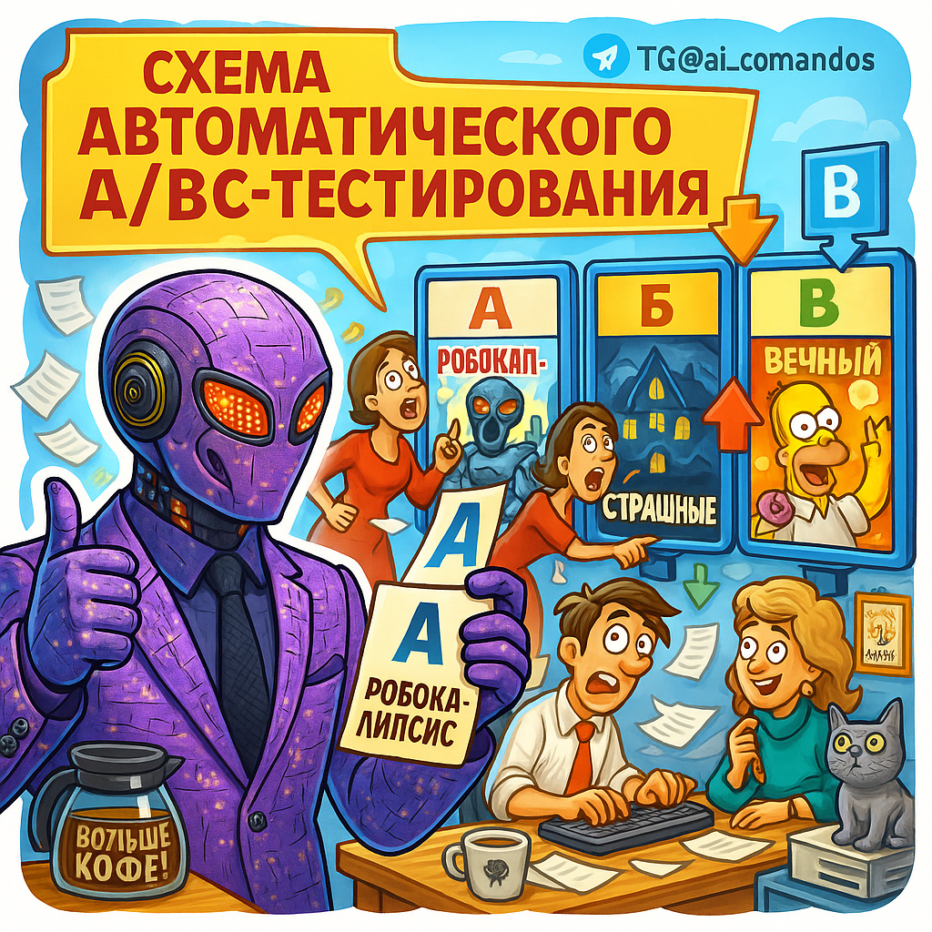    `A/B/C-тестирование: как автоматизировать до 99% рутины и в 3 раза поднять конверсию даже новичку` Дмитрий Попов | Comandos.ai
