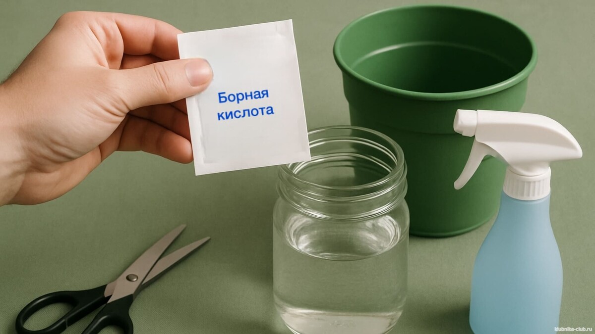 борная кислота для клубники