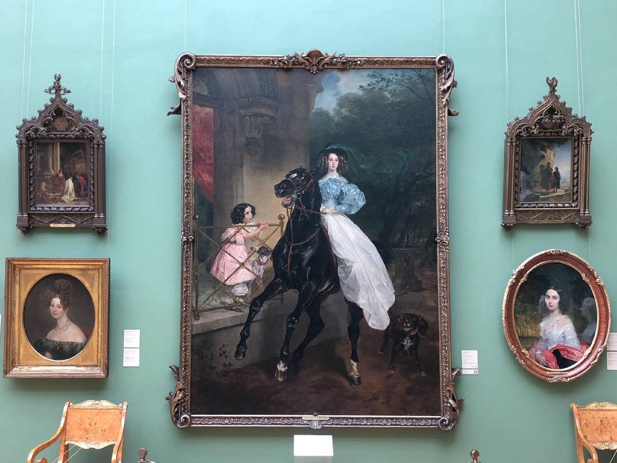 Карл Брюллов. Всадница. 1832, ГТГ.