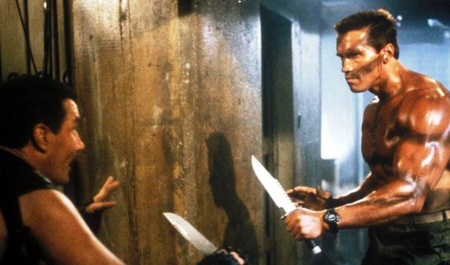 Против ТАКОГО Шварца у него шансов не было...