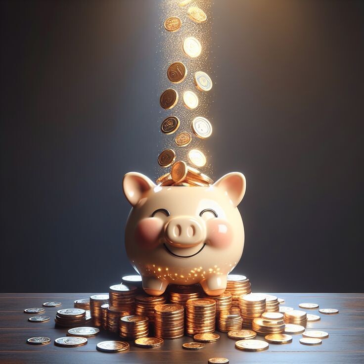 Радуйтесь как и эта копилка!)