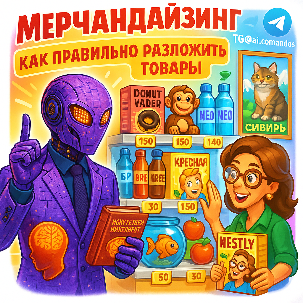    ИИ-мерчандайзинг: раскладка товаров, которая увеличивает продажи на 147% даже новичку! Дмитрий Попов | Comandos.ai