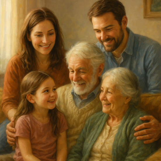 Передача семейных историй и ценностей