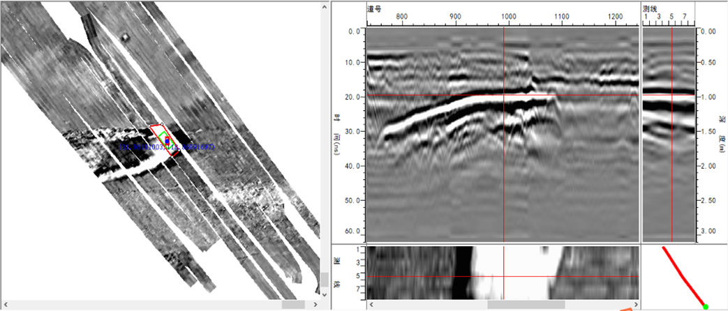 Обнаружение погребенных под землей строительных конструкций