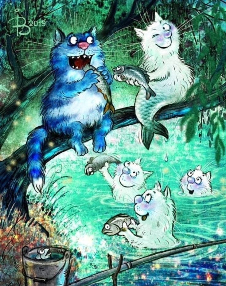очаровательные коты Рины Зенюк