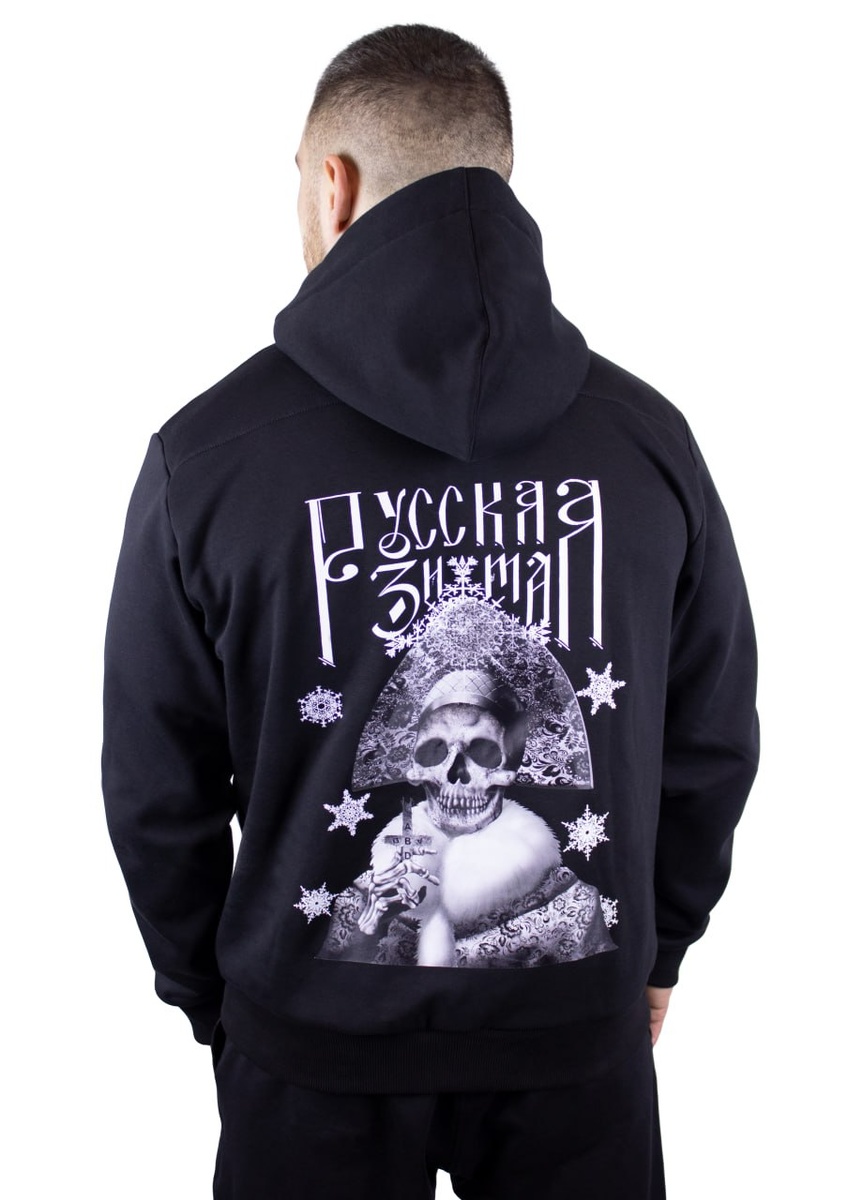 Мужские толстовки худи "Русская Зима"от бренда ABDSHOP.RU 