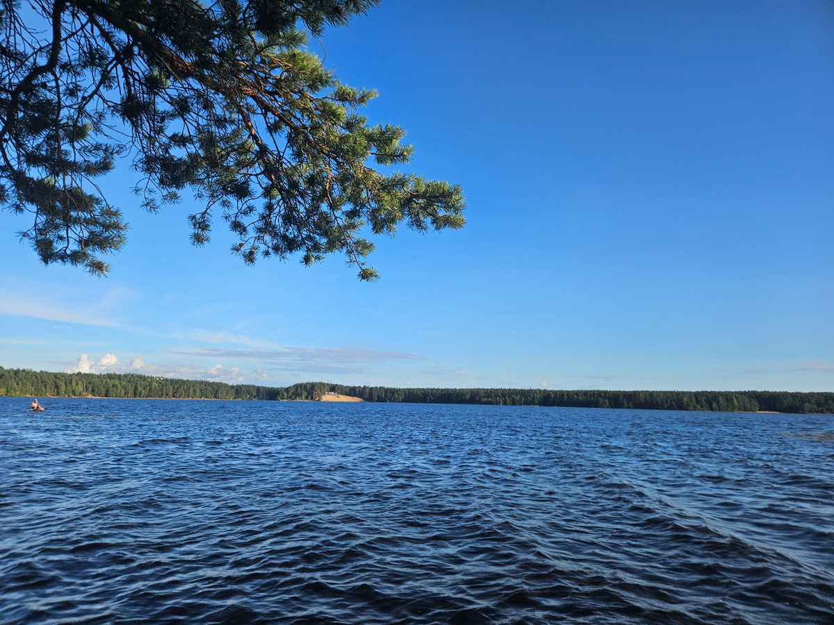 Солнечный вечер.