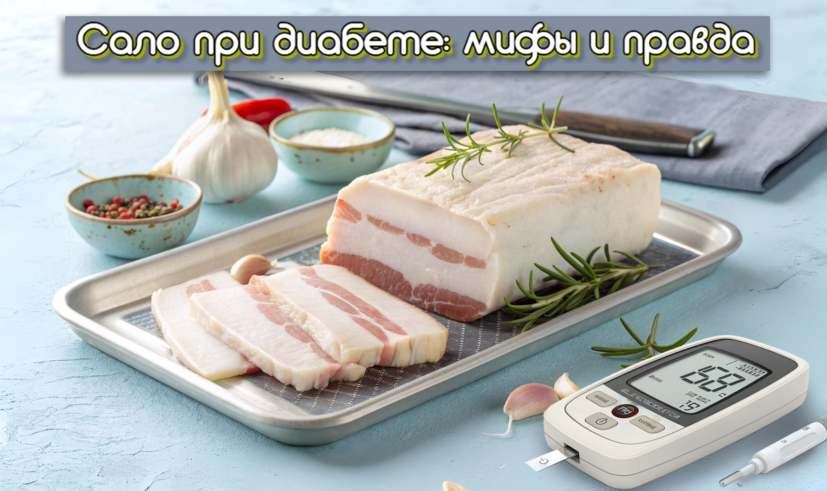 Диабет и сало: разрушаем мифы и открываем правду о запретном лакомстве