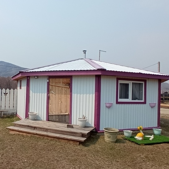 Юрта, в которой мы жили 