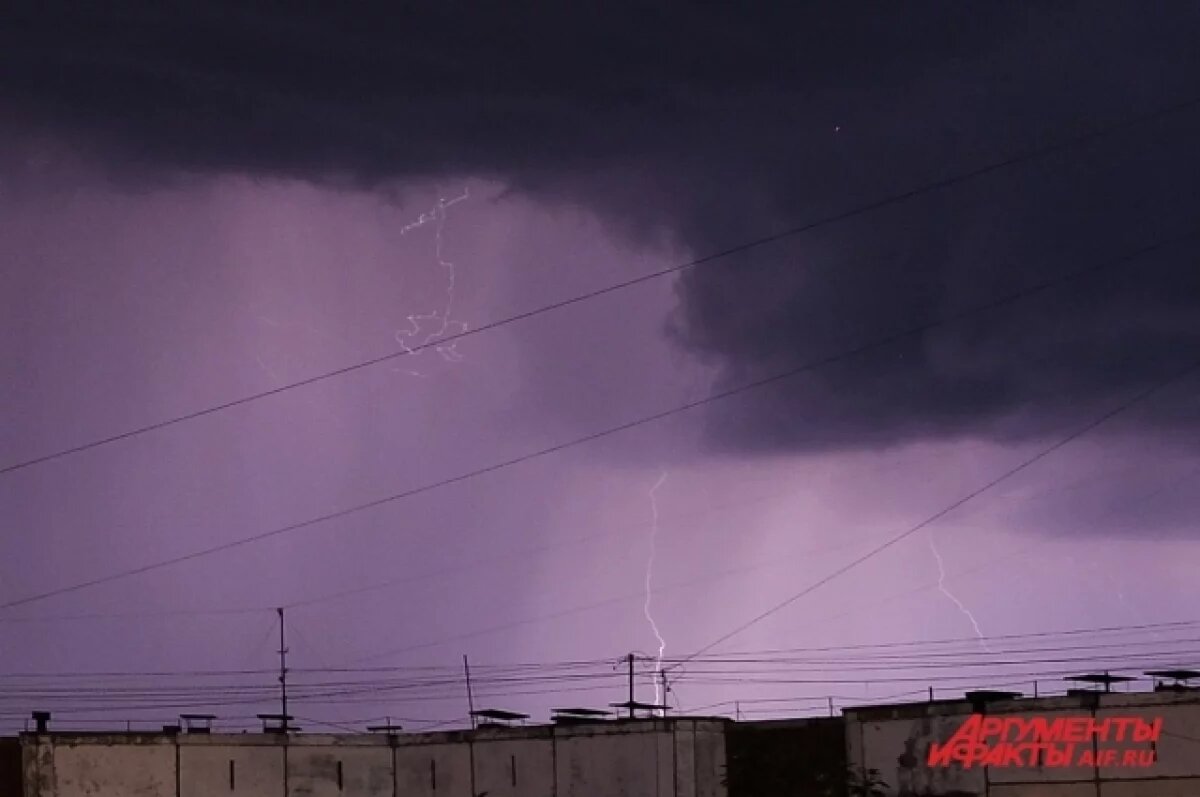    Дожди с грозами обрушатся на Пермский край из-за циклона