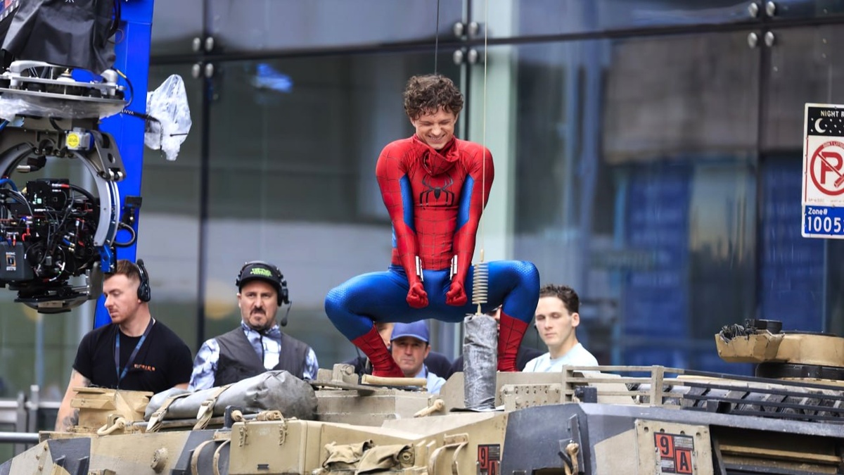 На съемках в Глазго