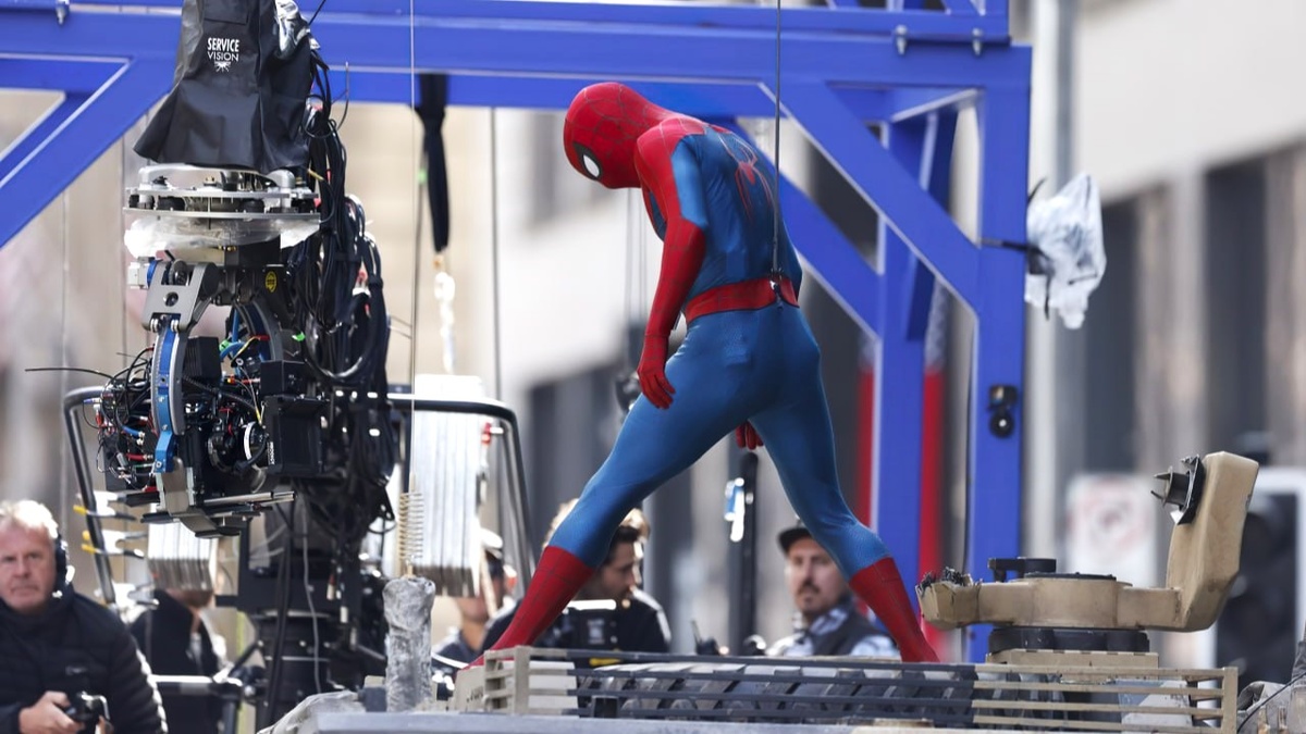 На съемках в Глазго