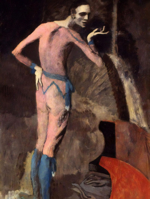 Картина П. Пикассо «Актёр» (1904–1905). Артикул на сайте ananasposter.ru: 124883