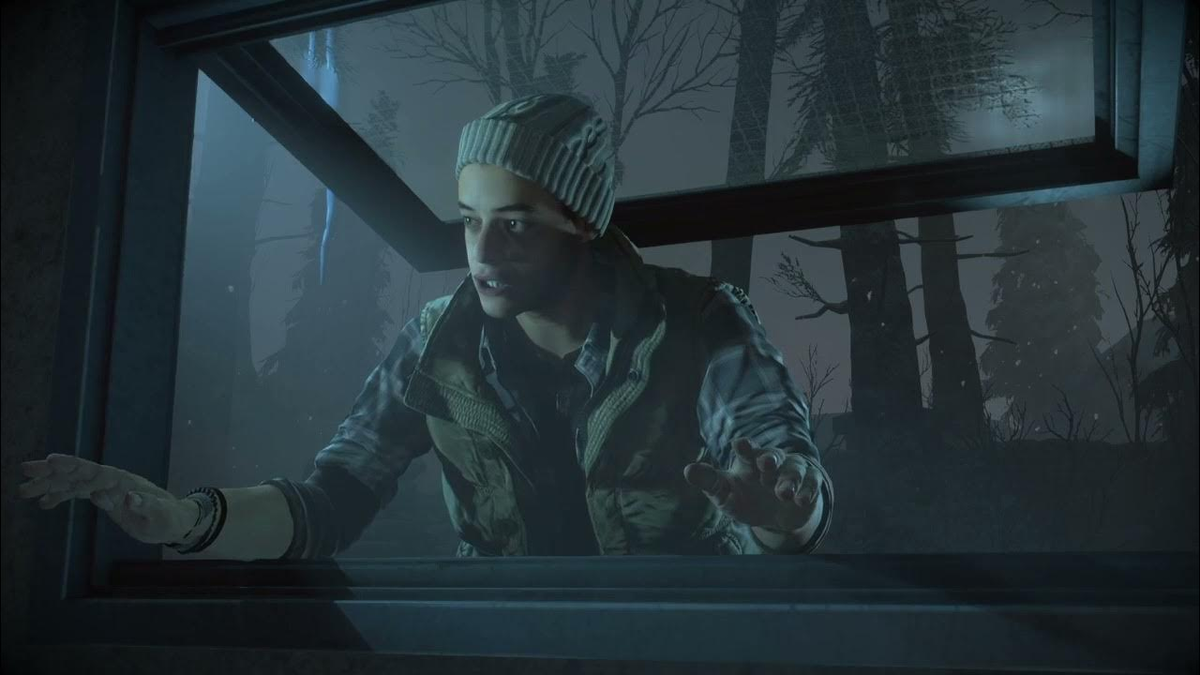 Кадр из игры Until Dawn, и в игре-то хоть была атмосфера