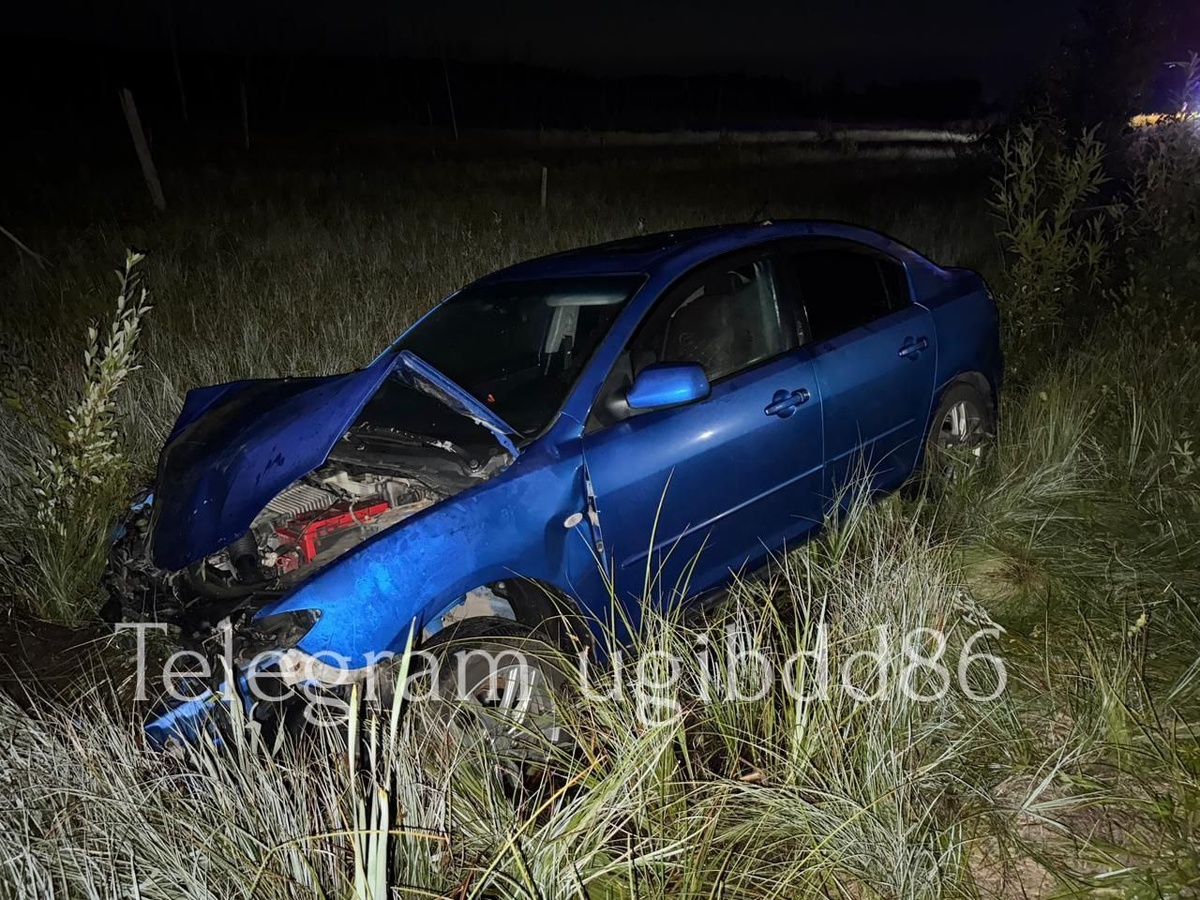    На трассе под Сургутом нетрезвая дама спровоцировала автоаварию с пострадавшими